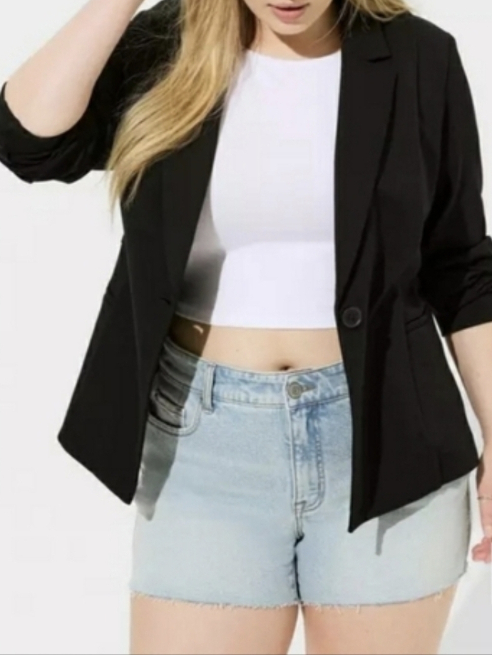 NEW....Studio By Torrid Black Women's Blazer..size:1